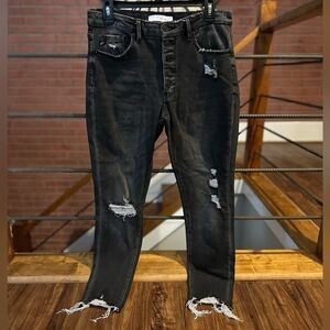 Black Distressed KanCan Skinny Jeans
